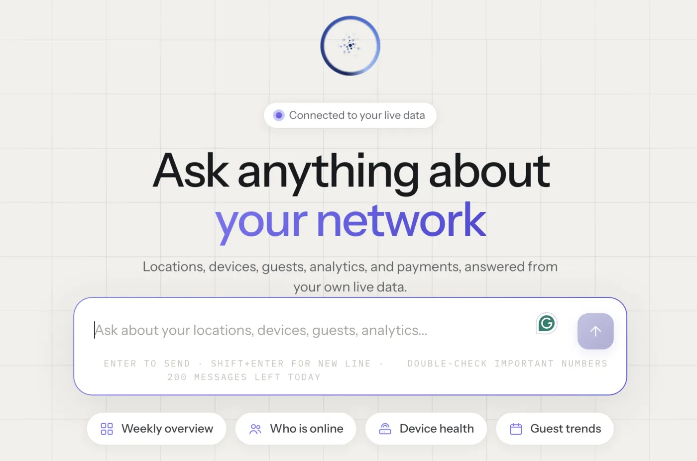 The Cloud-Fi assistant: Ask anything about your network, connected to your live data